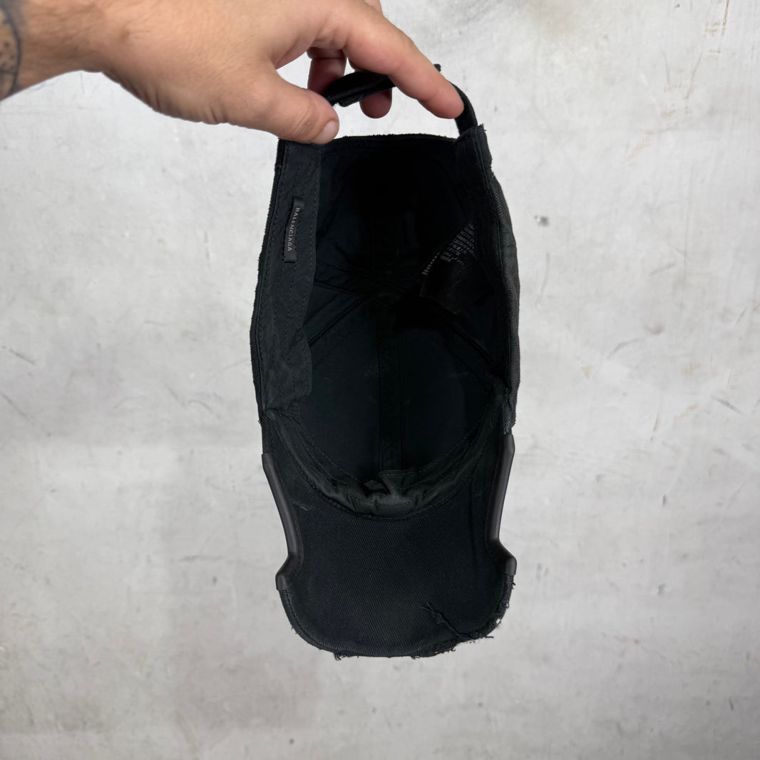Balenciaga Unity Distressed Knotch Hat
