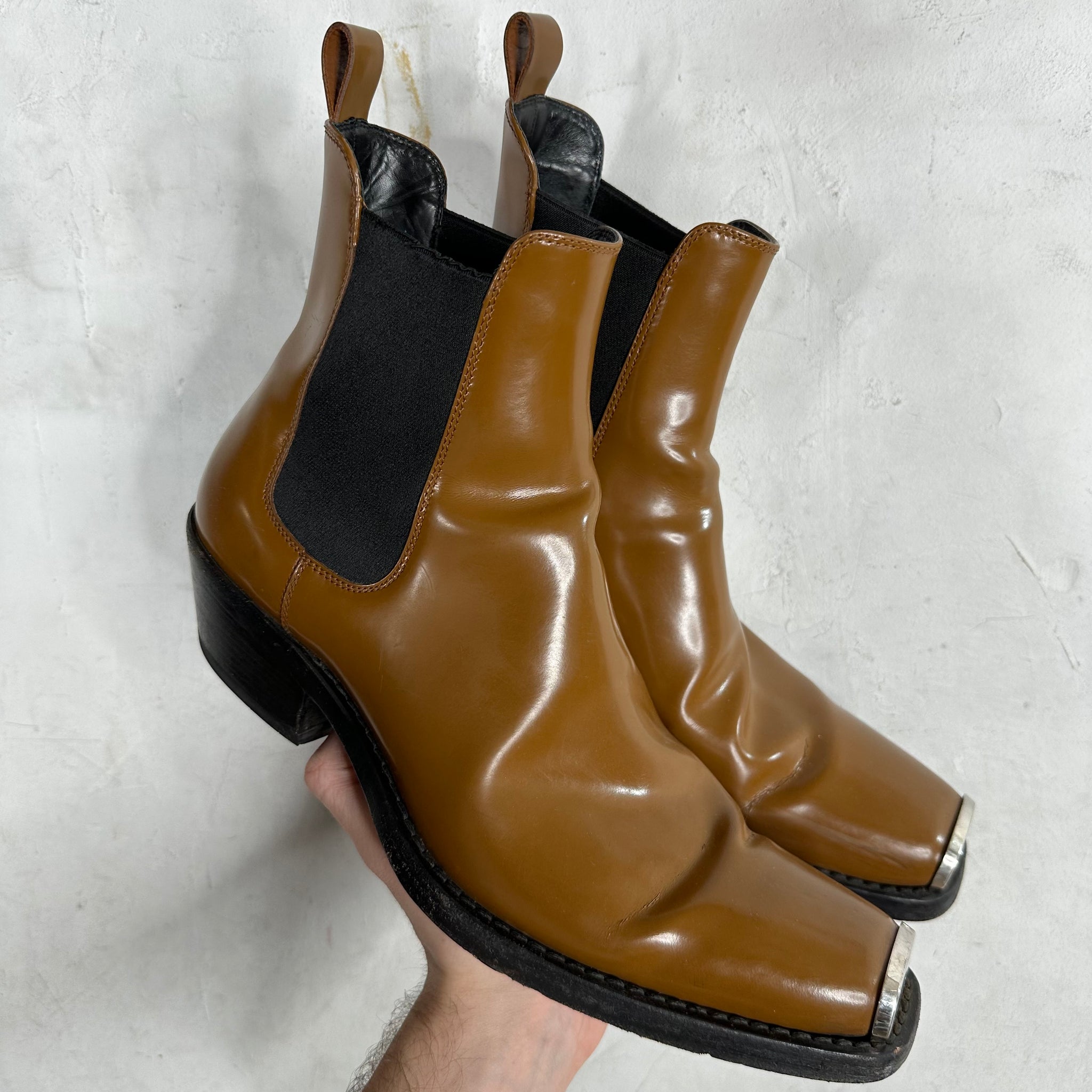 Calvin Klein 205W39NYC Brown Chelsea Boots