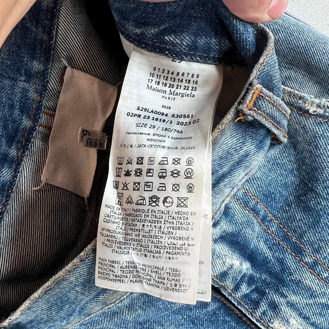 Margiela Distressed Washed Jeans