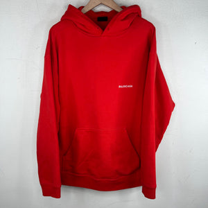 Balenciaga Embroidered Logo Hoodie