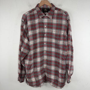 RRL Red/Gray Gradient Flannel Shirt