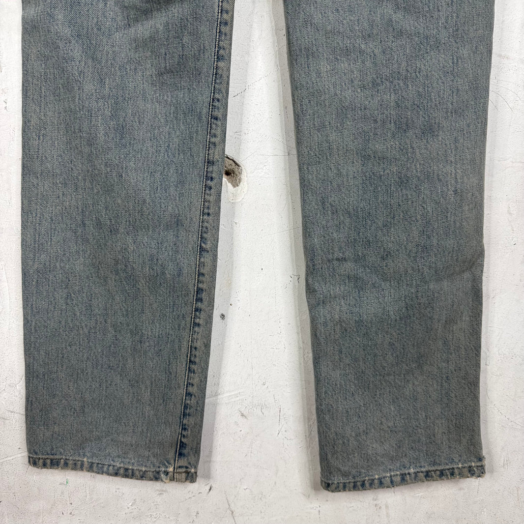 RRL Light Mud Wash Straight Legged Jeans