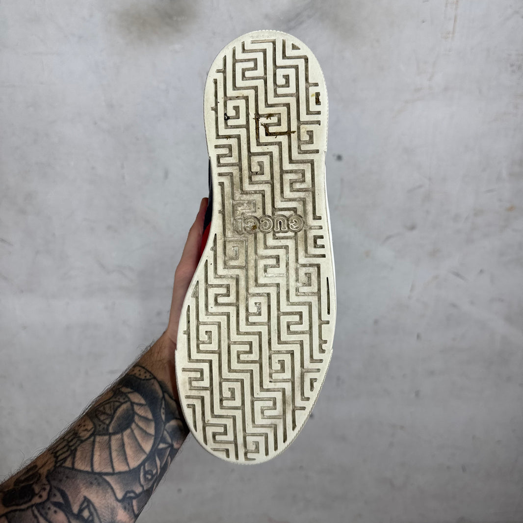 Gucci Navy Monogram Aces