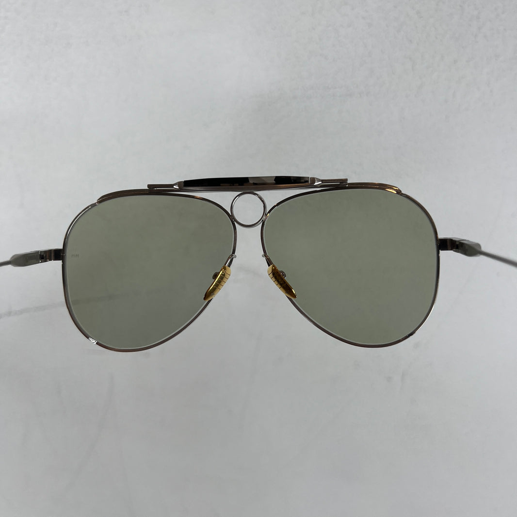 JMM Silver Gonzo Duke Aviator Sunglasses