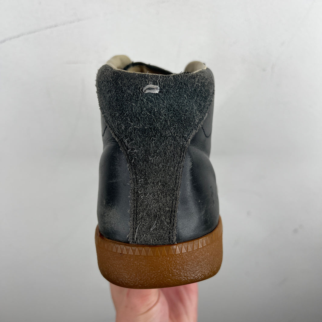 Margiela Smoked Black High Top Replica Sneakers