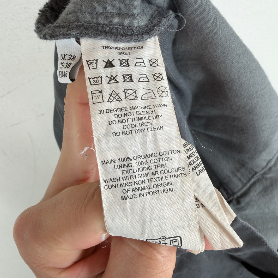 JW Anderson Gray Heavy Baggy Cargo Trousers