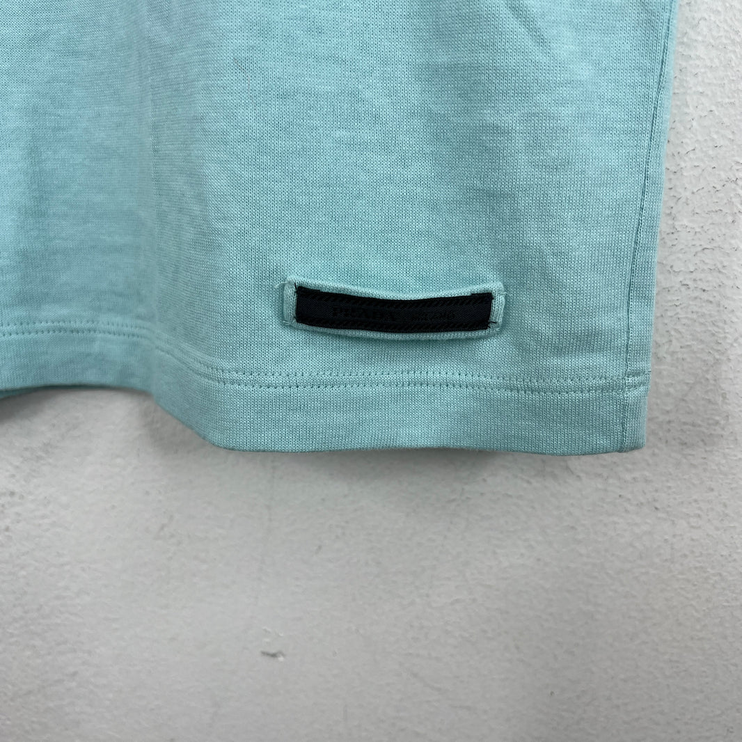 Prada Blue Basic T-Shirt