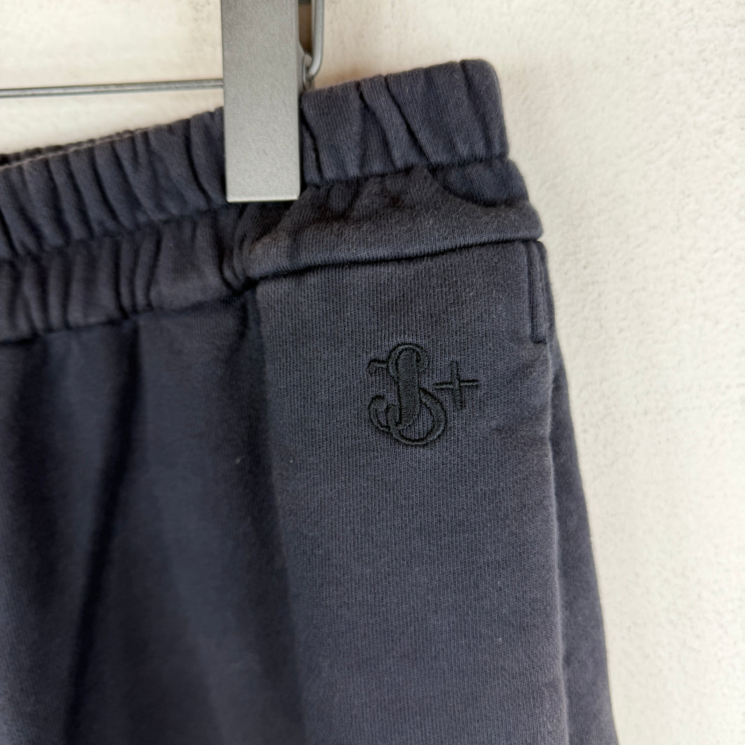 Jil Sander Long Navy Sweatshorts
