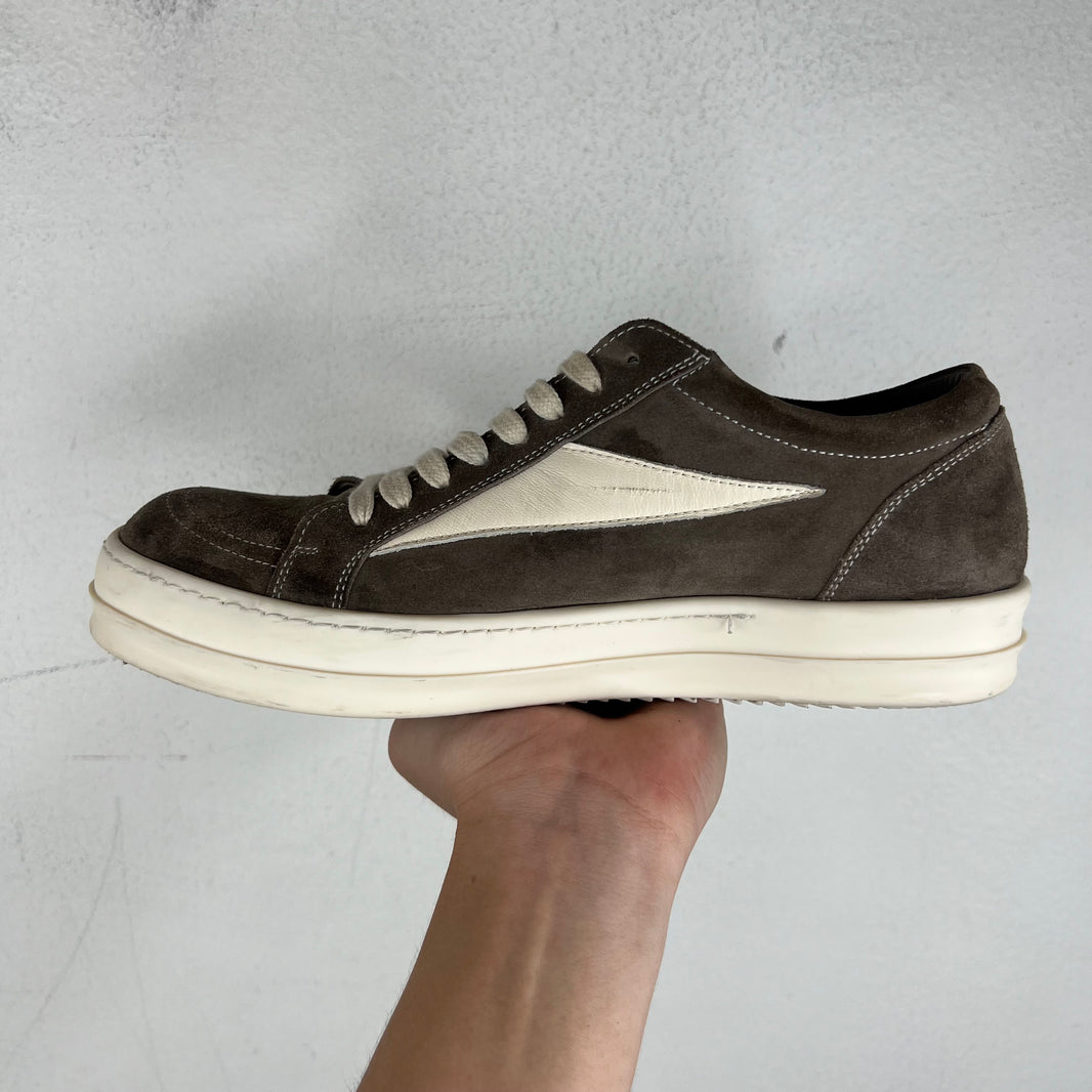 Rick Owens Brown Suede Vans Sneakers