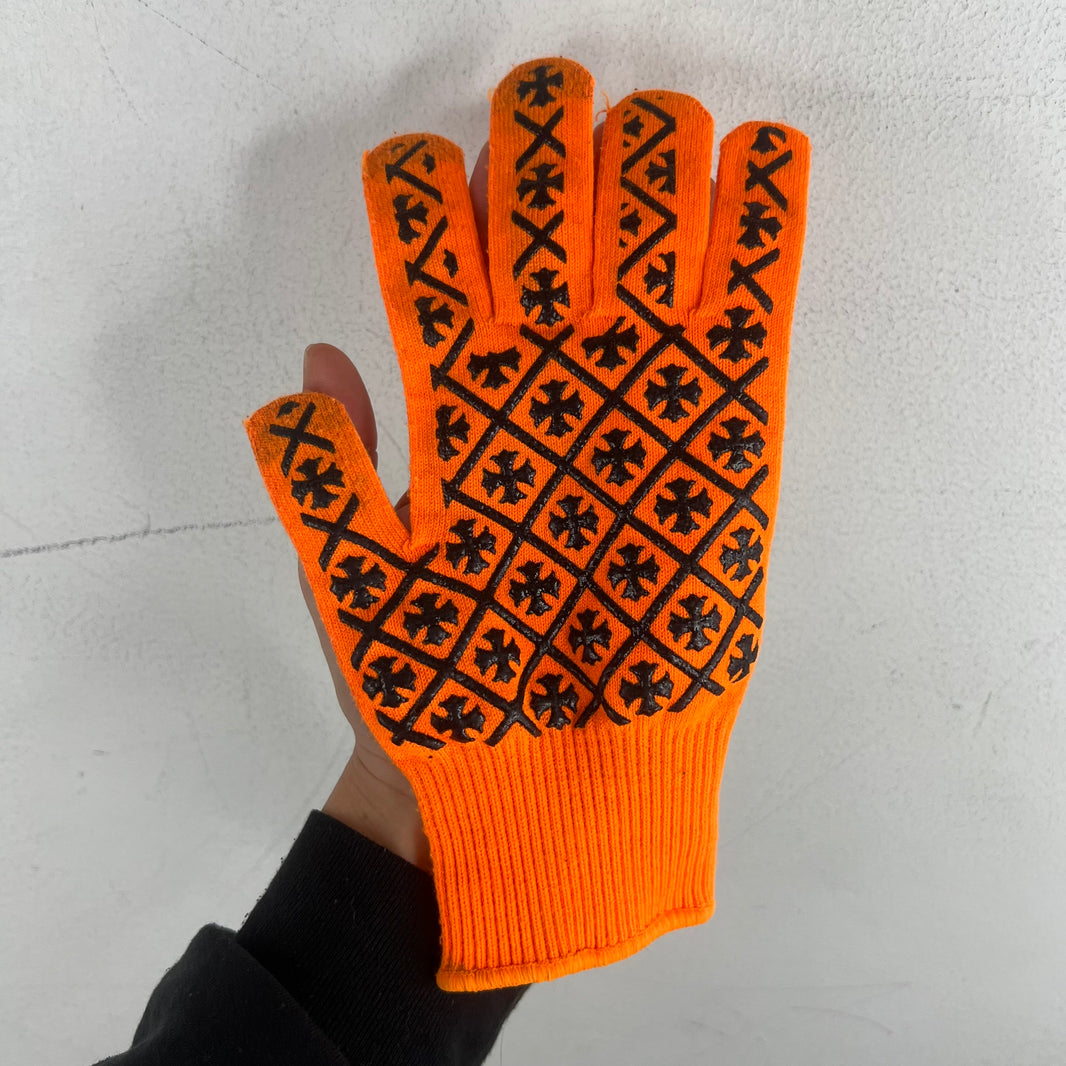 Chrome Hearts Orange Work Gloves