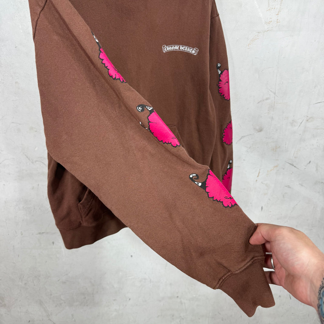 Chrome Hearts Brown Structure Hoodie