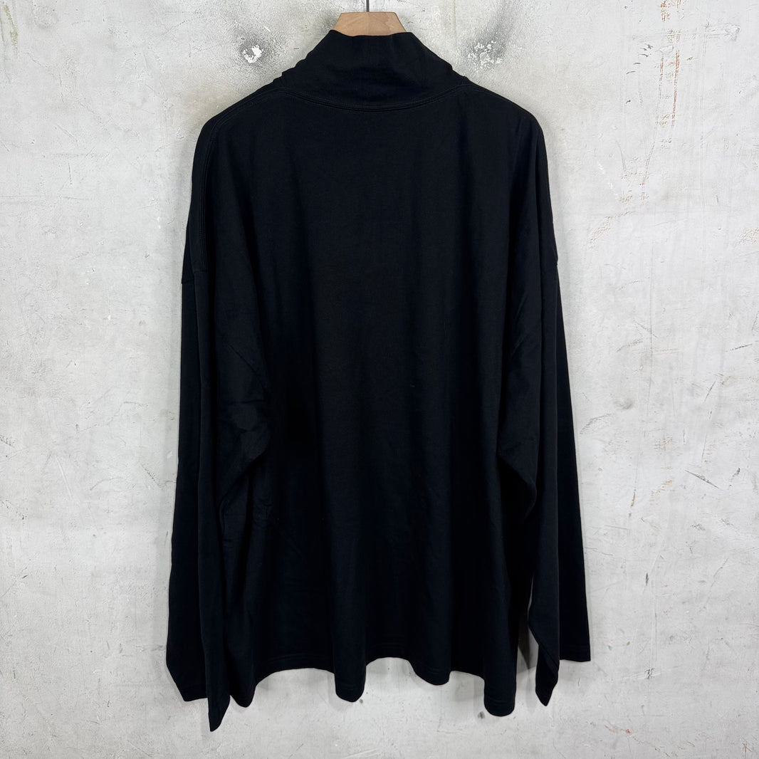 Balenciaga Black Mockneck L/S T-Shirt