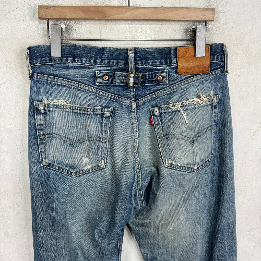 Vintage Levi's Distressed Medium Wash Redline Jeans