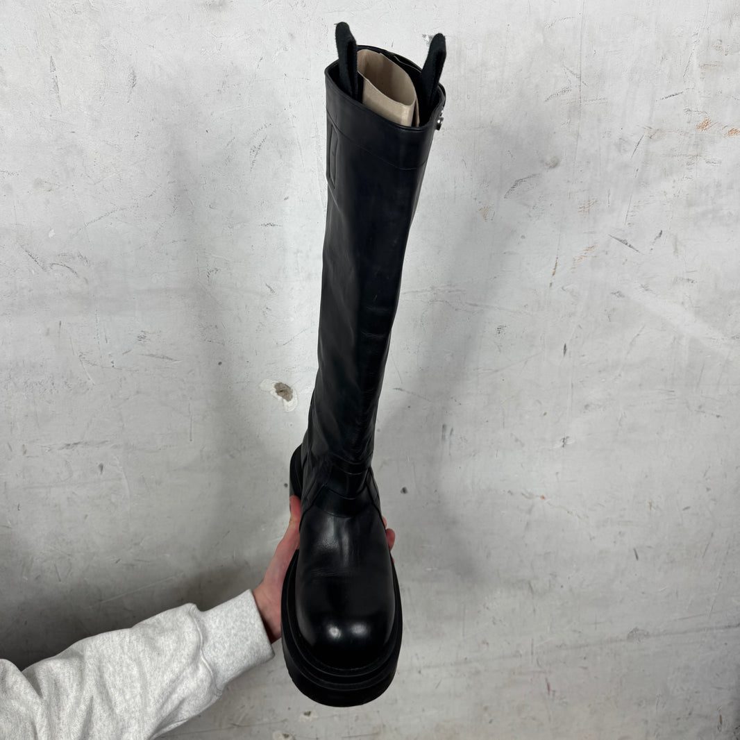 Rick Owens Knee High Bogun Boots