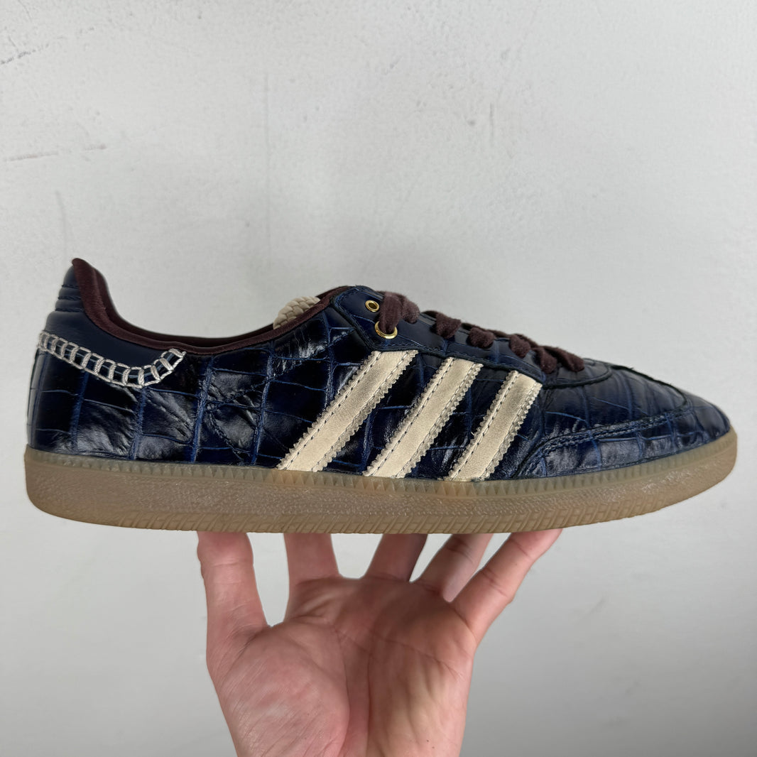 Wales Bonner Adidas Blue Croc Samba