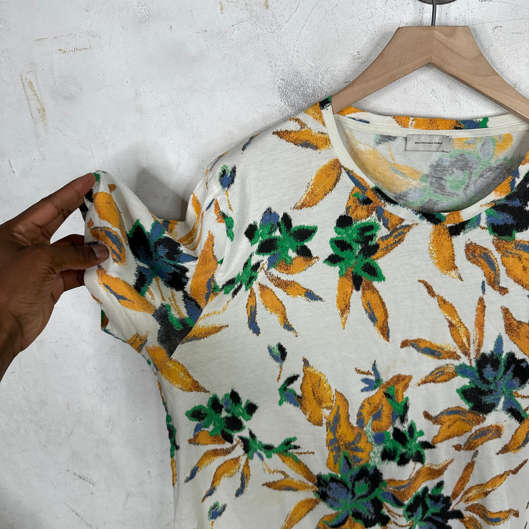 Balenciaga Old Floral T-Shirt
