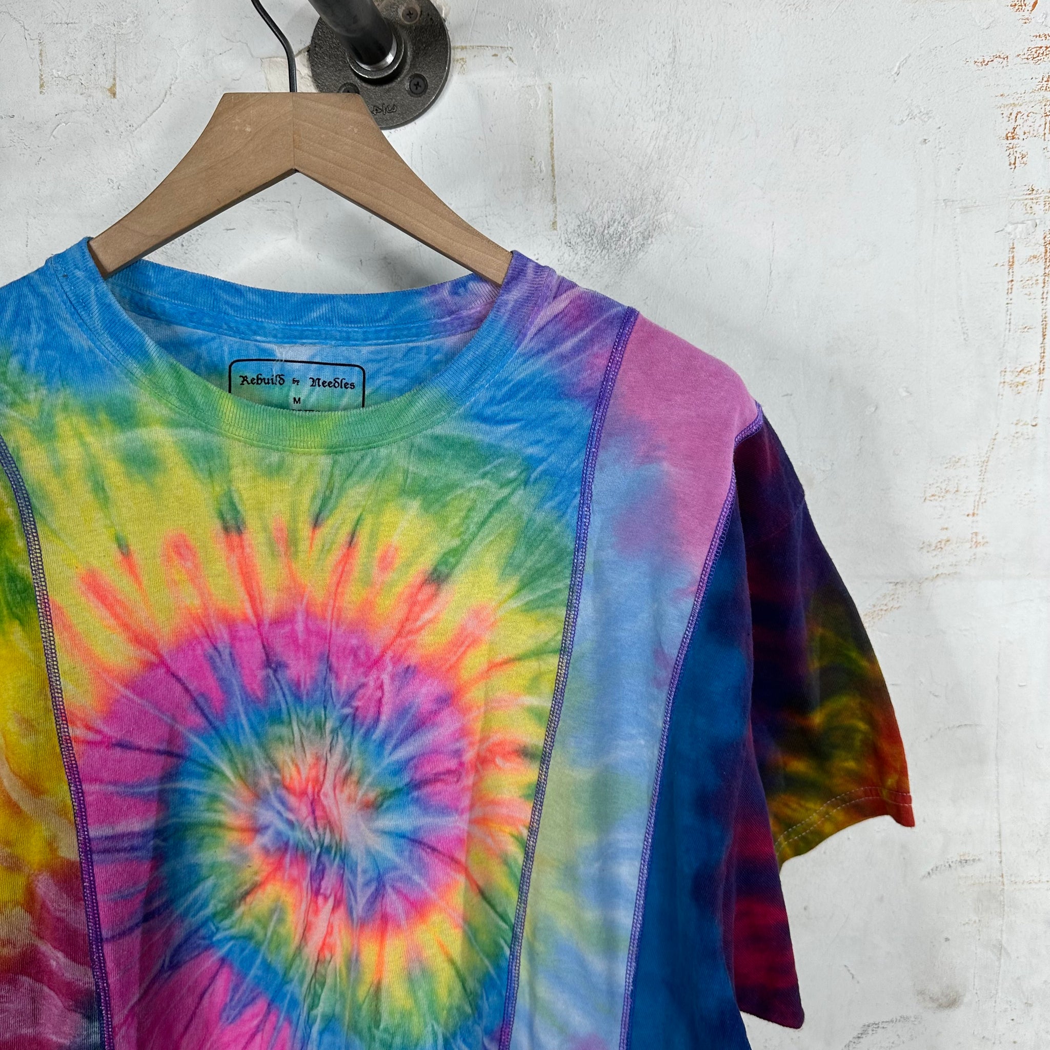 Needles Rebuilt Tie-Dye Ribbon T-Shirt