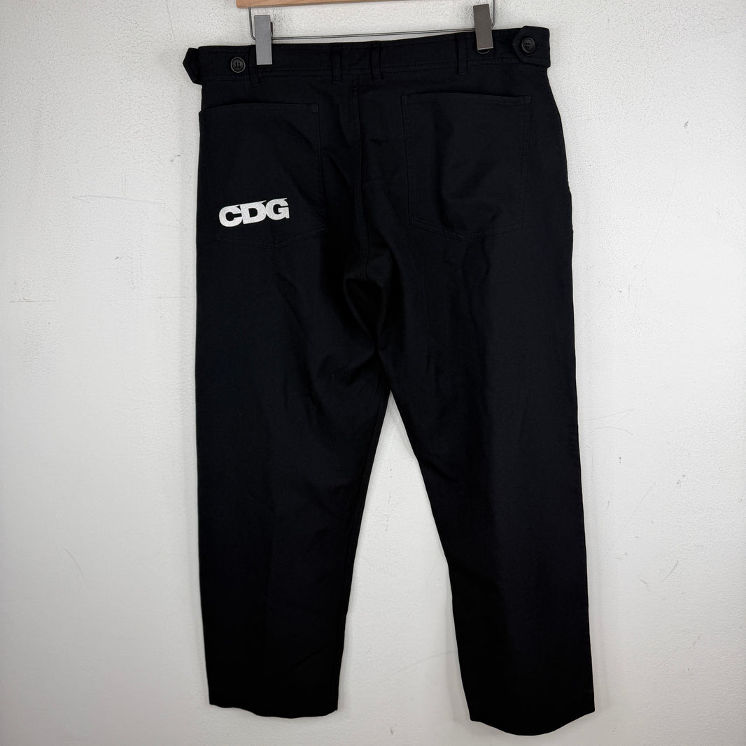 CDG Back Pocket Logo Pants