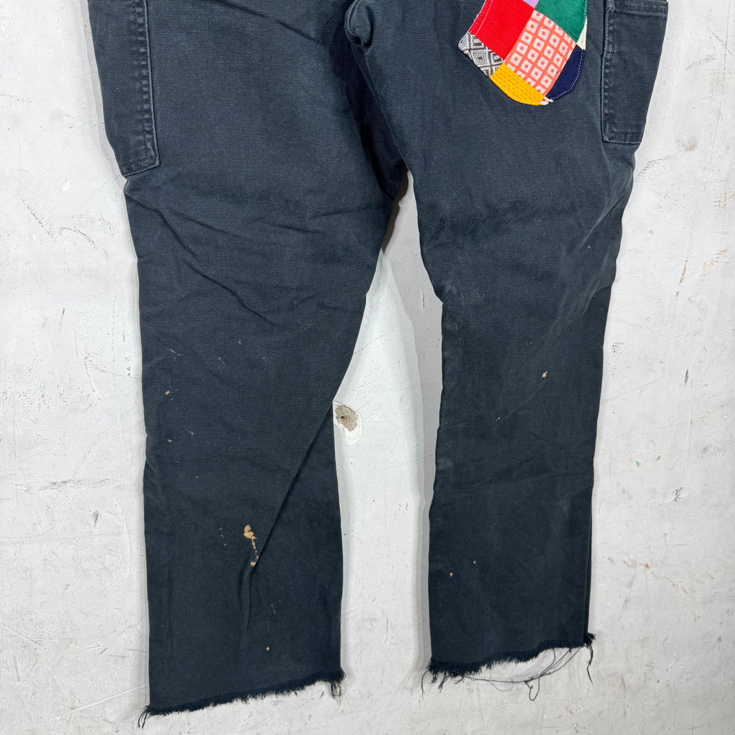 Better With Age Patchwork Carpenter Pants