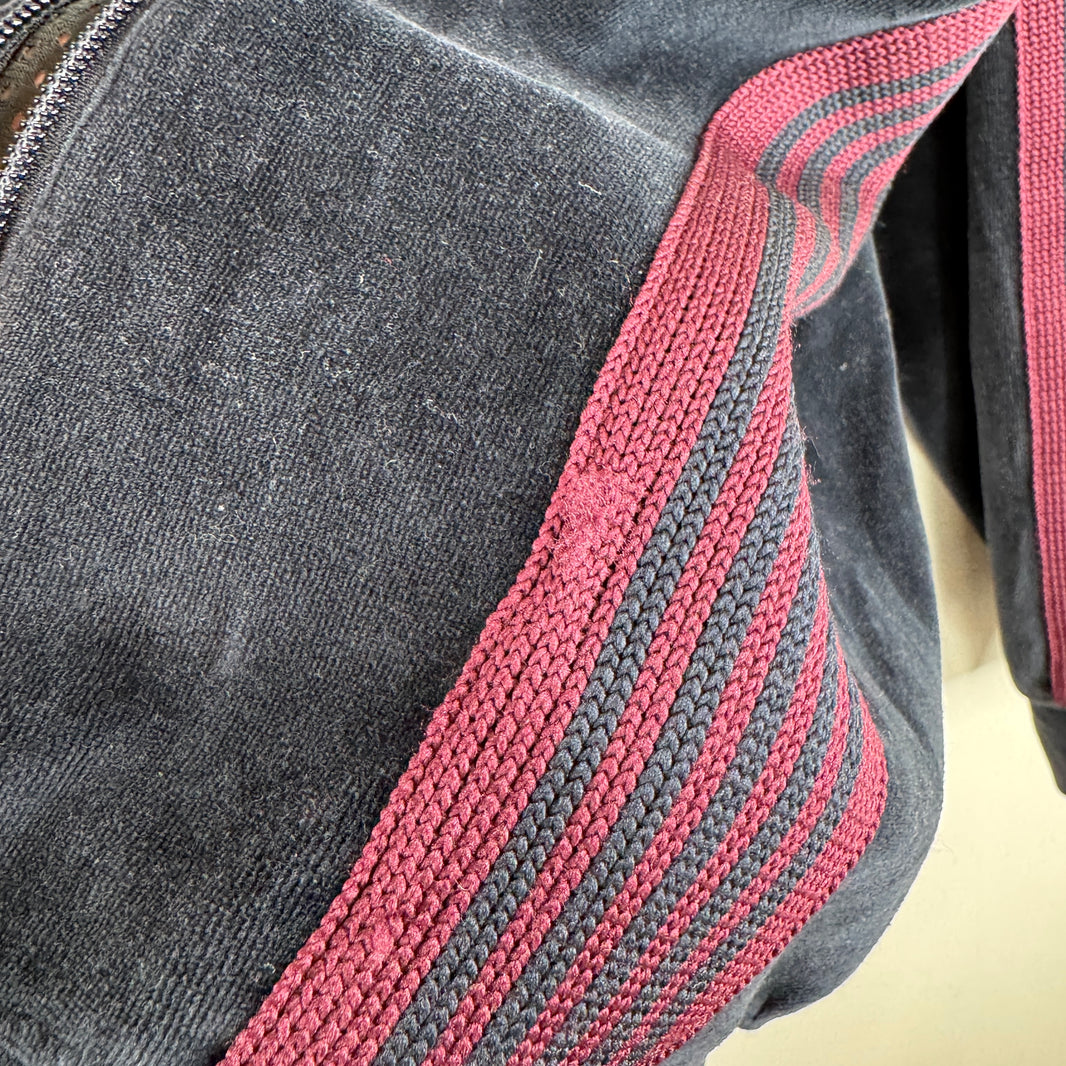 Needles Velour Navy/Red Track Jacket