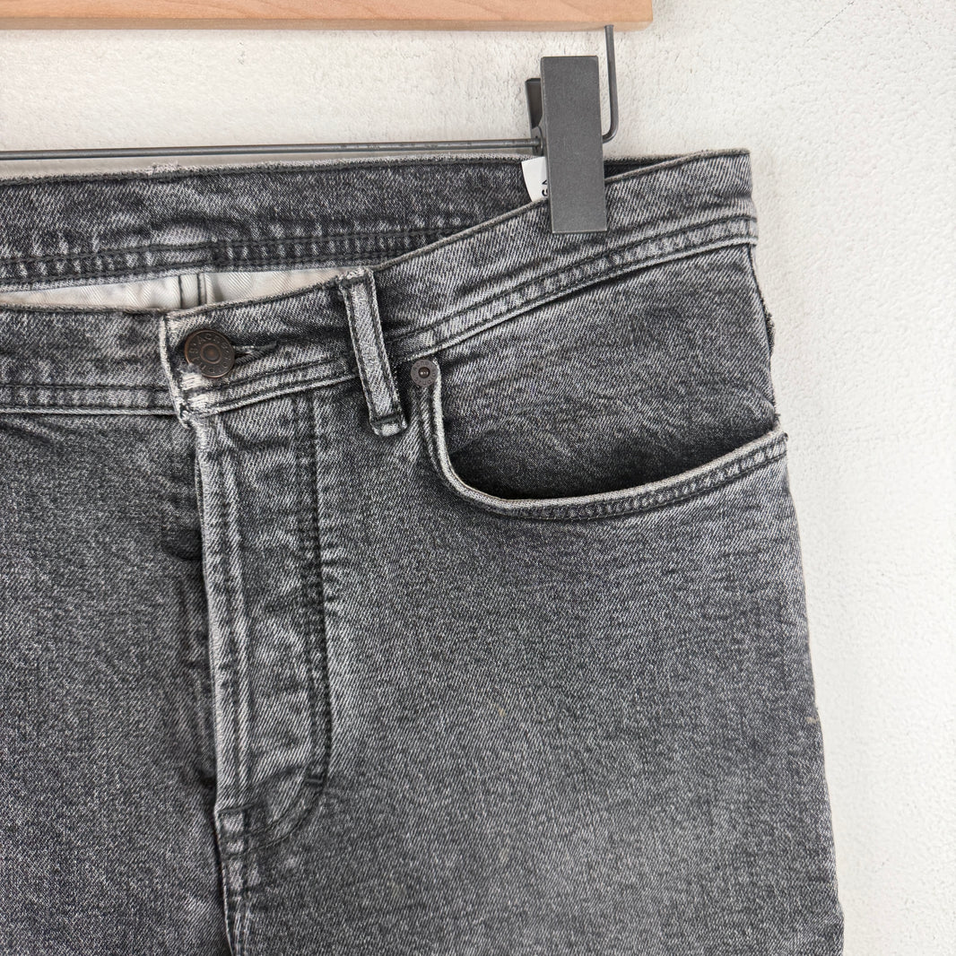Acne Studios Bla Konst Gray Washed Skinny Jeans