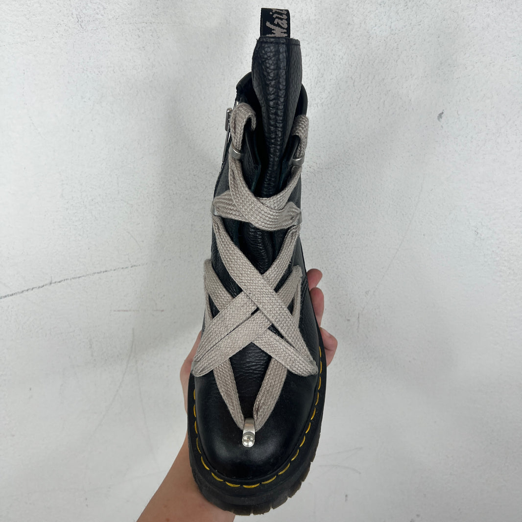 Rick Owens Doc Martens 1460 Megalace Quad Sole Boots