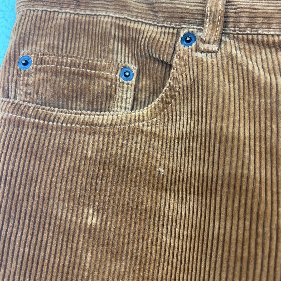 Saint Laurent Brown Corduroy D02 Pants