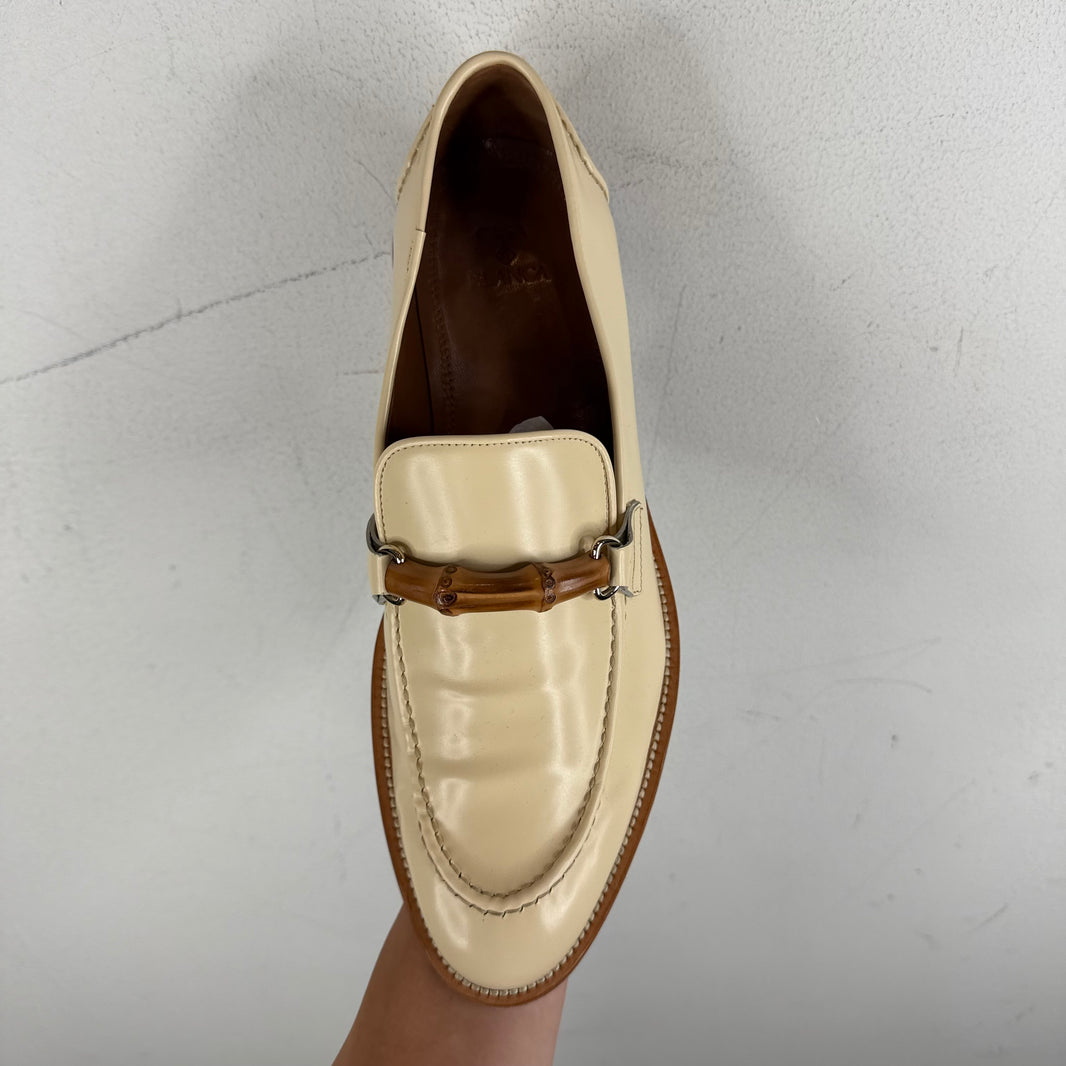 Casablanca White Bamboo Loafers