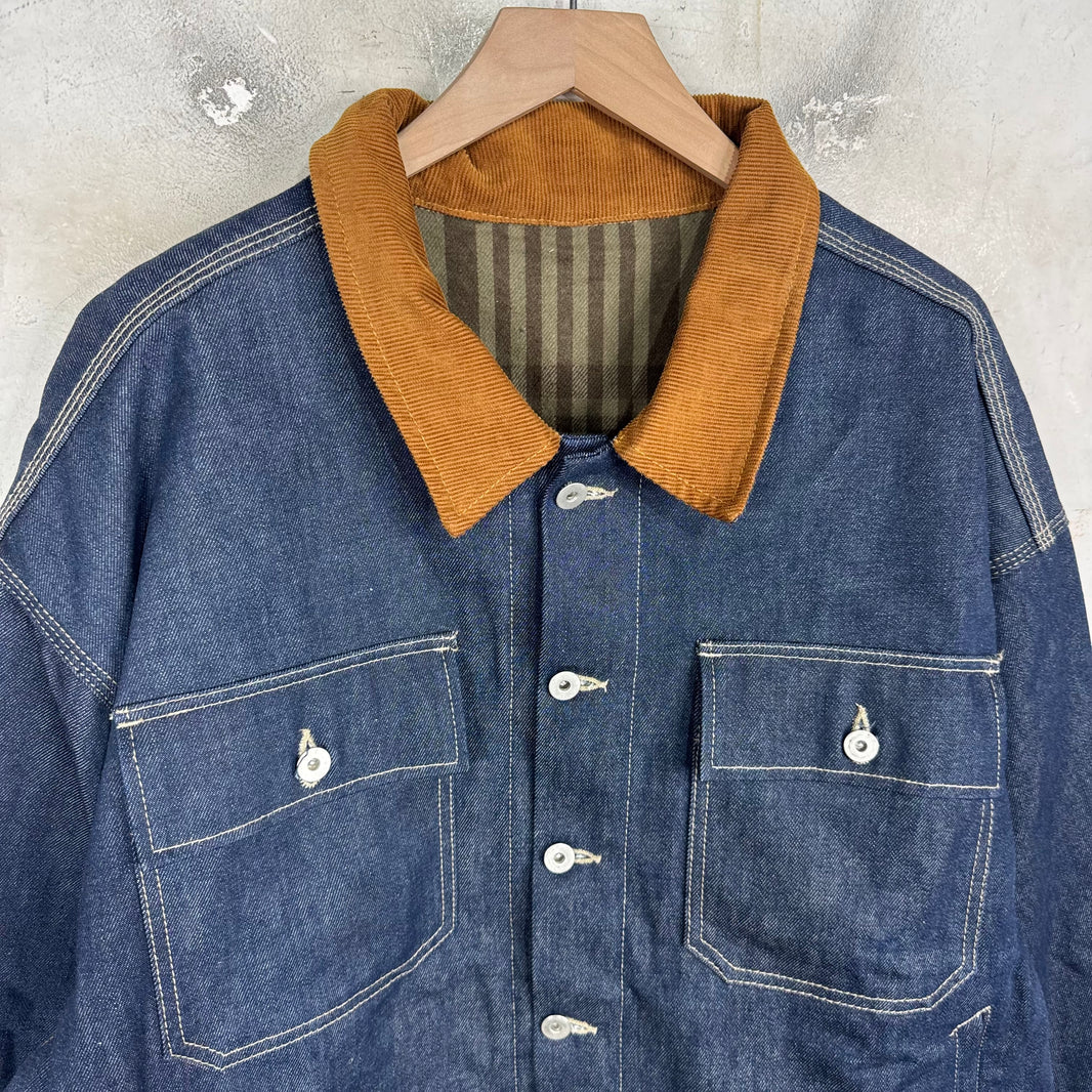 Yeezy Season 6 Flannel Lined Denim Jacket