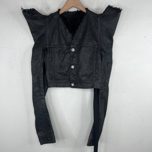 DRKSHDW Tec Trucker Waxed Denim Jacket