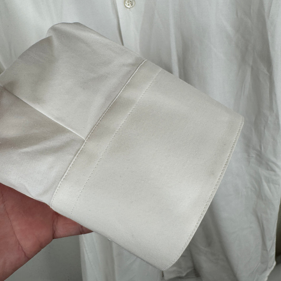 Alexander Mcqueen White Button Up LS Dress Shirt