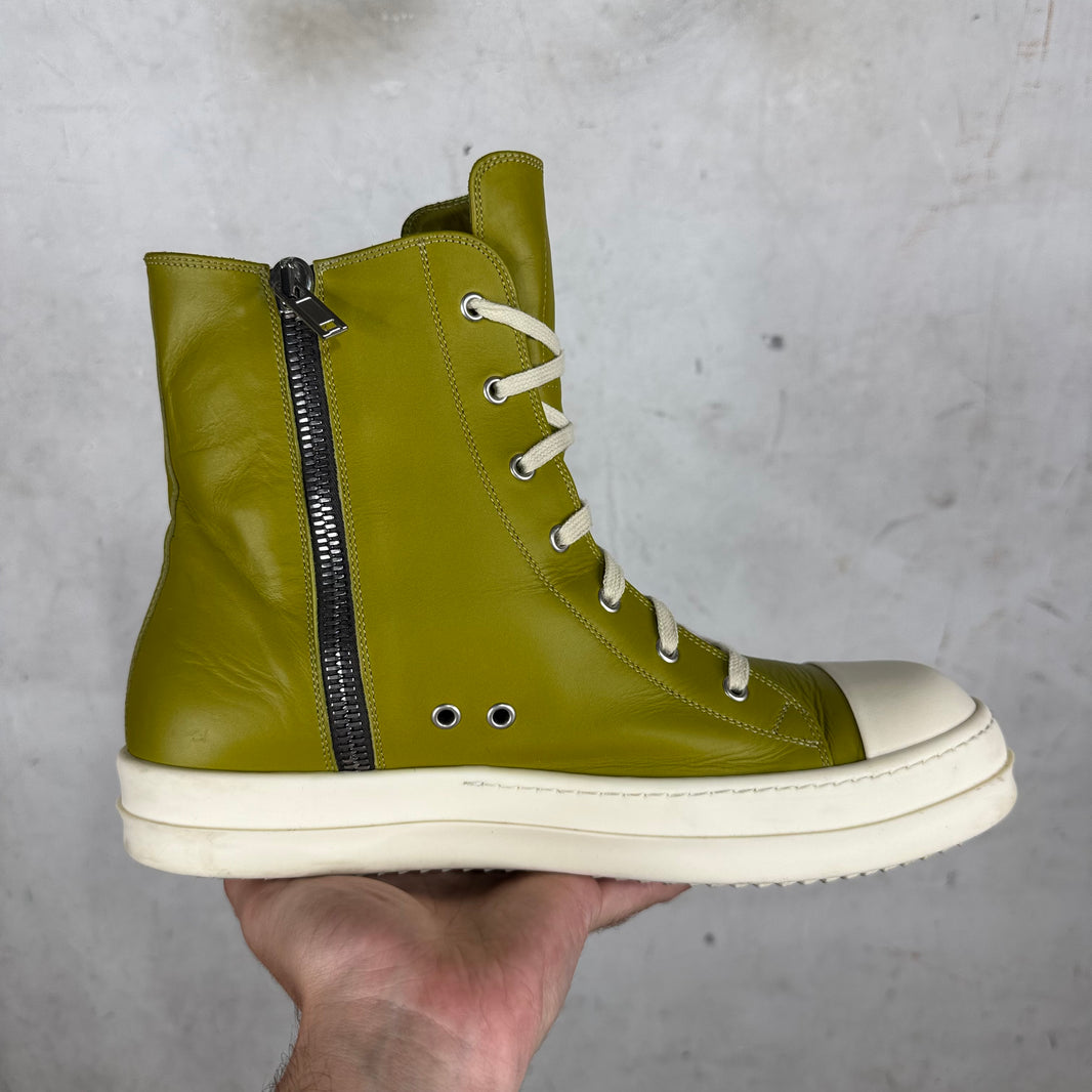 Rick Owens Acid Leather Ramone Highs
