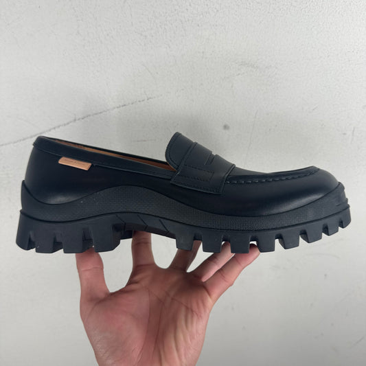 Hender Scheme Black Lug Penny Loafers