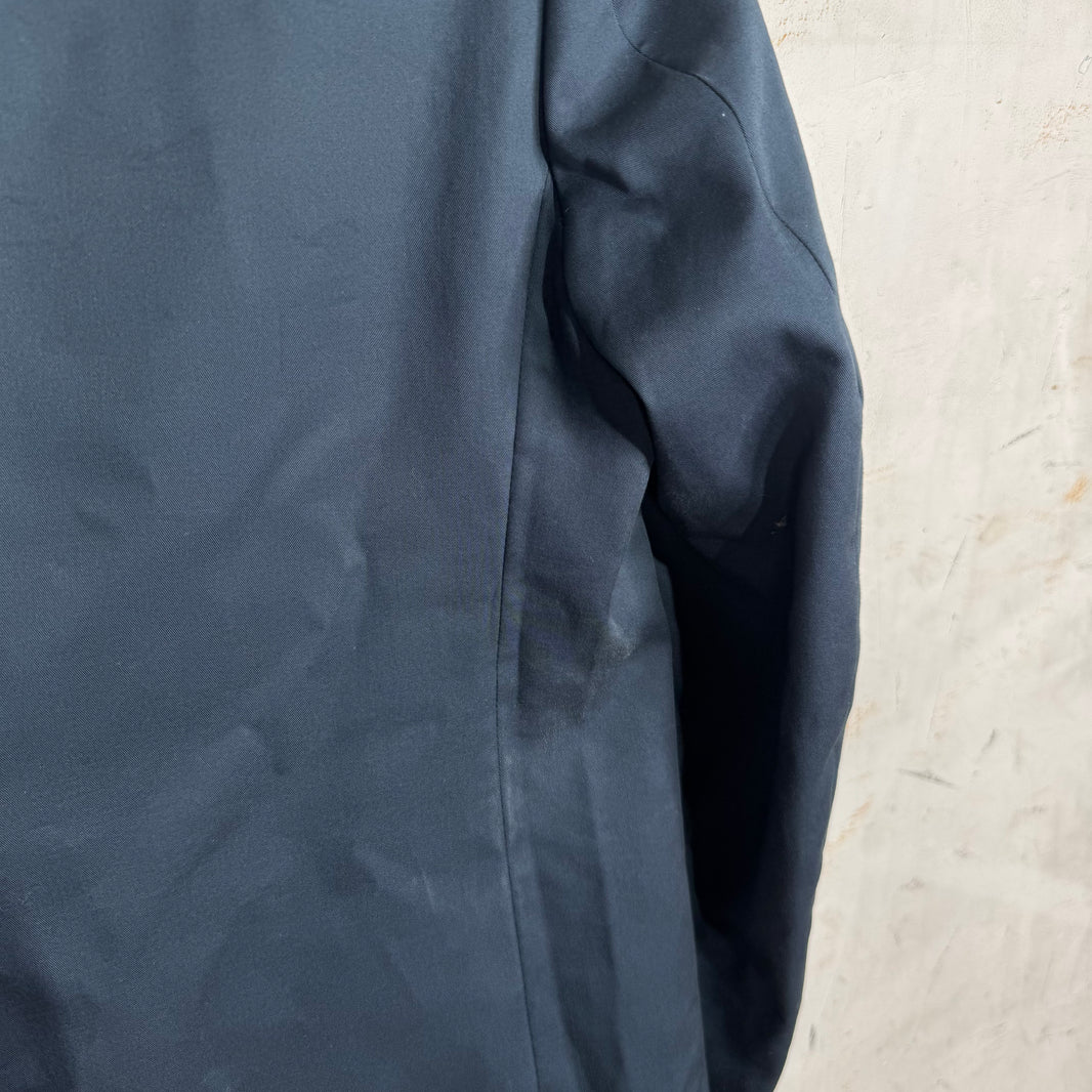 Thom Browne Heavy Nylon Gold Hardware Long Coat