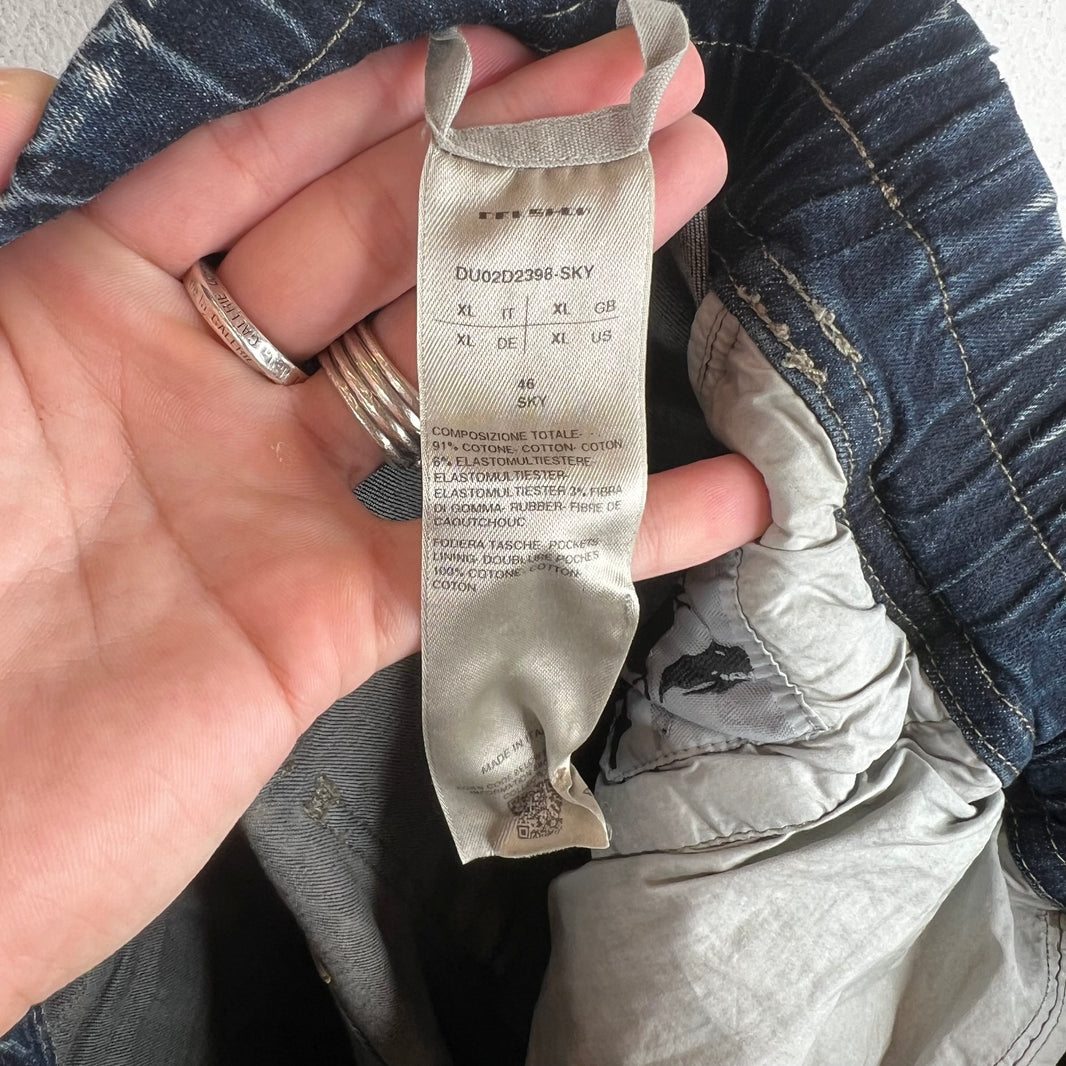 DRKSHDW Sky Double Cargo Jumbo Bela Jeans