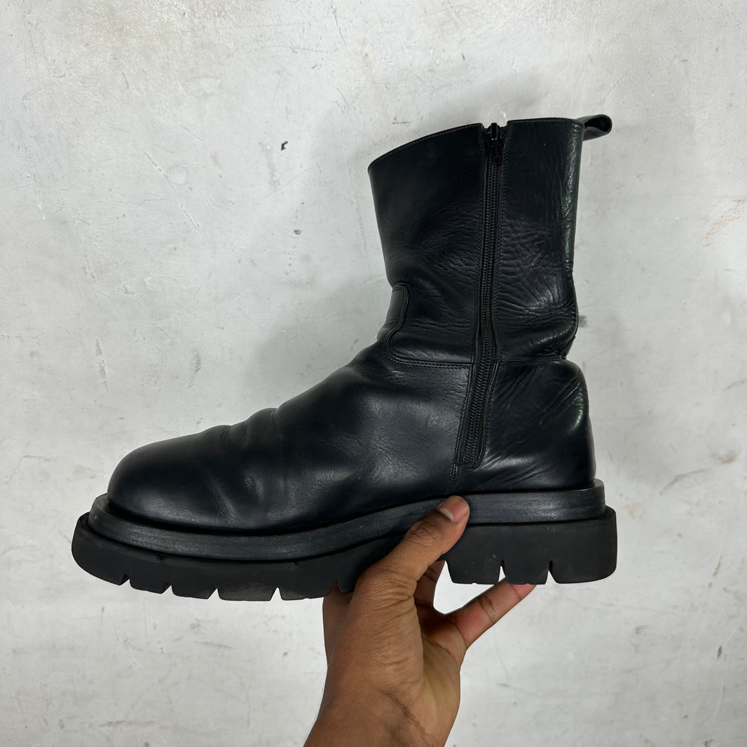 Bottega Veneta Zipped Lug Ankle Boot