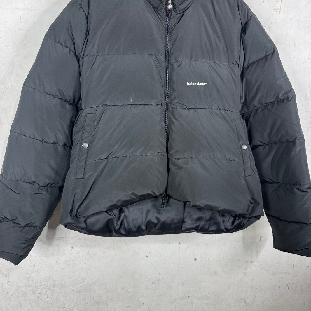 Balenciaga 17' Black C Curve Puffer Jacket