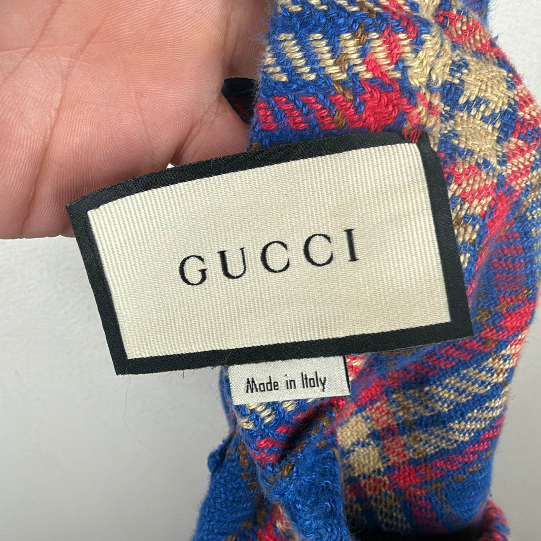 Gucci Plaid Long Shorts