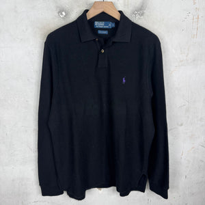 Polo Ralph Lauren Black/ Purple Cashmere Rugby