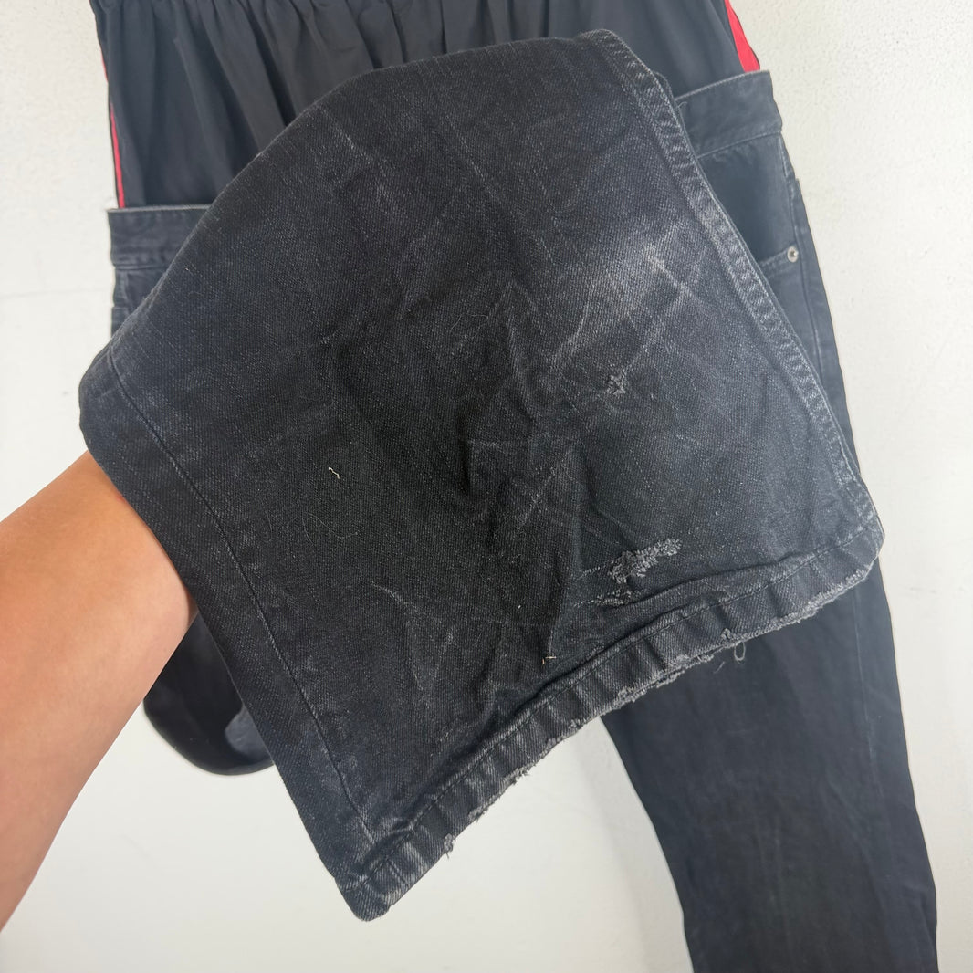 Balenciaga Double Waist Track Jeans