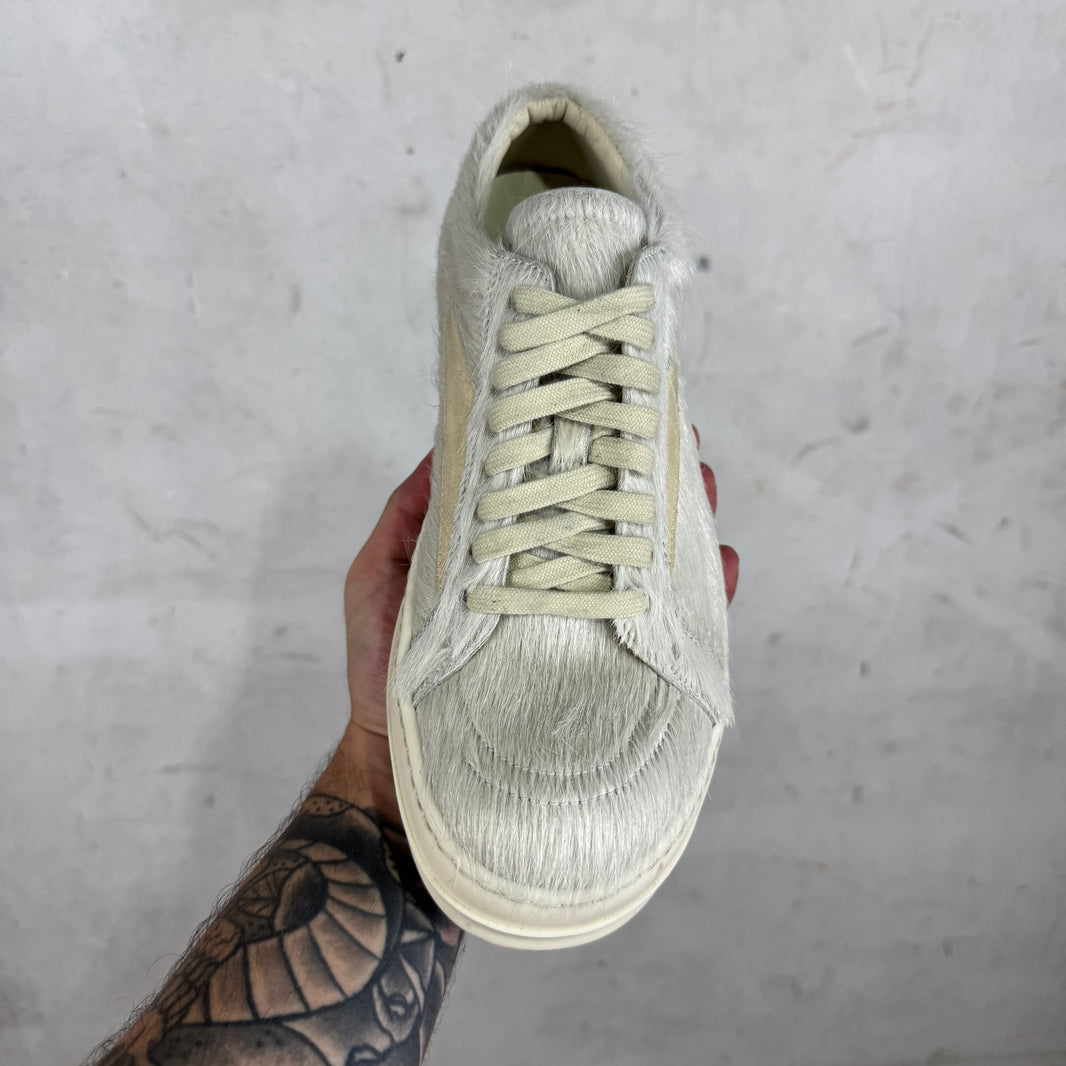 Rick Owens Ponyhair Cream Vans