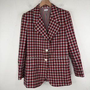 Thom Browne Plaid Blazer