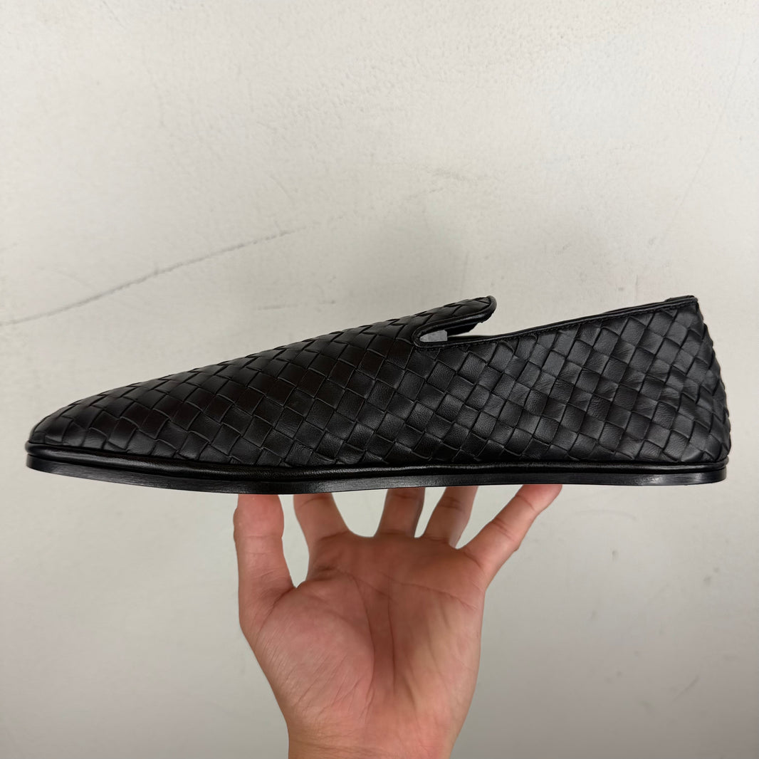 Bottega Veneta Intrecciato Leather Sunday Slippers