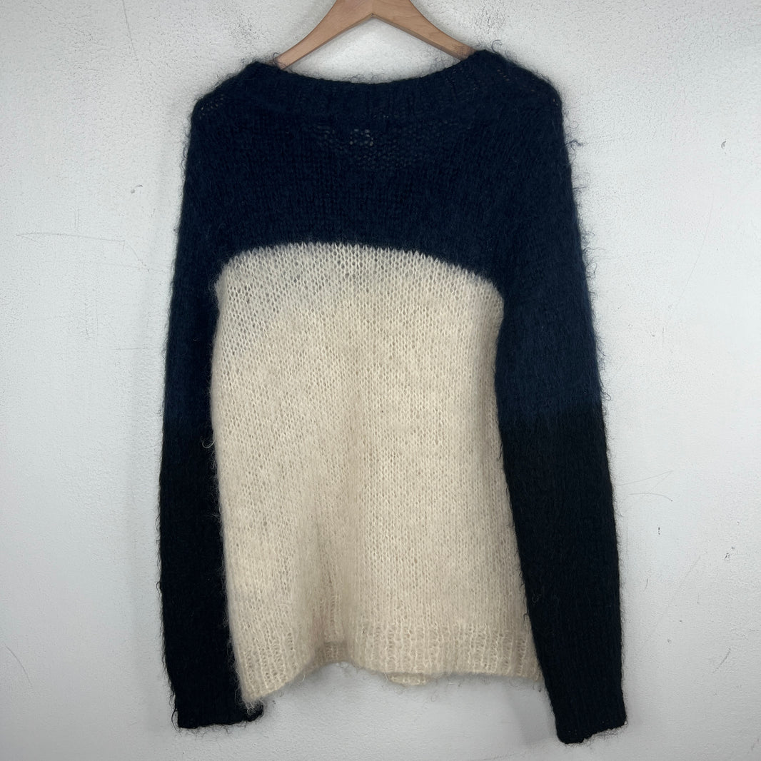 CDG Ganryu Tri Tone Mohair Sweater