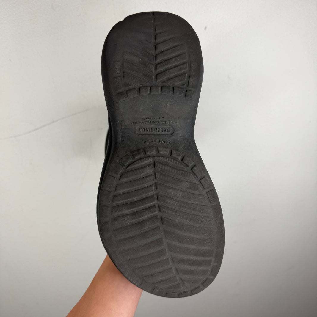 Balenciaga Black Croc Boots