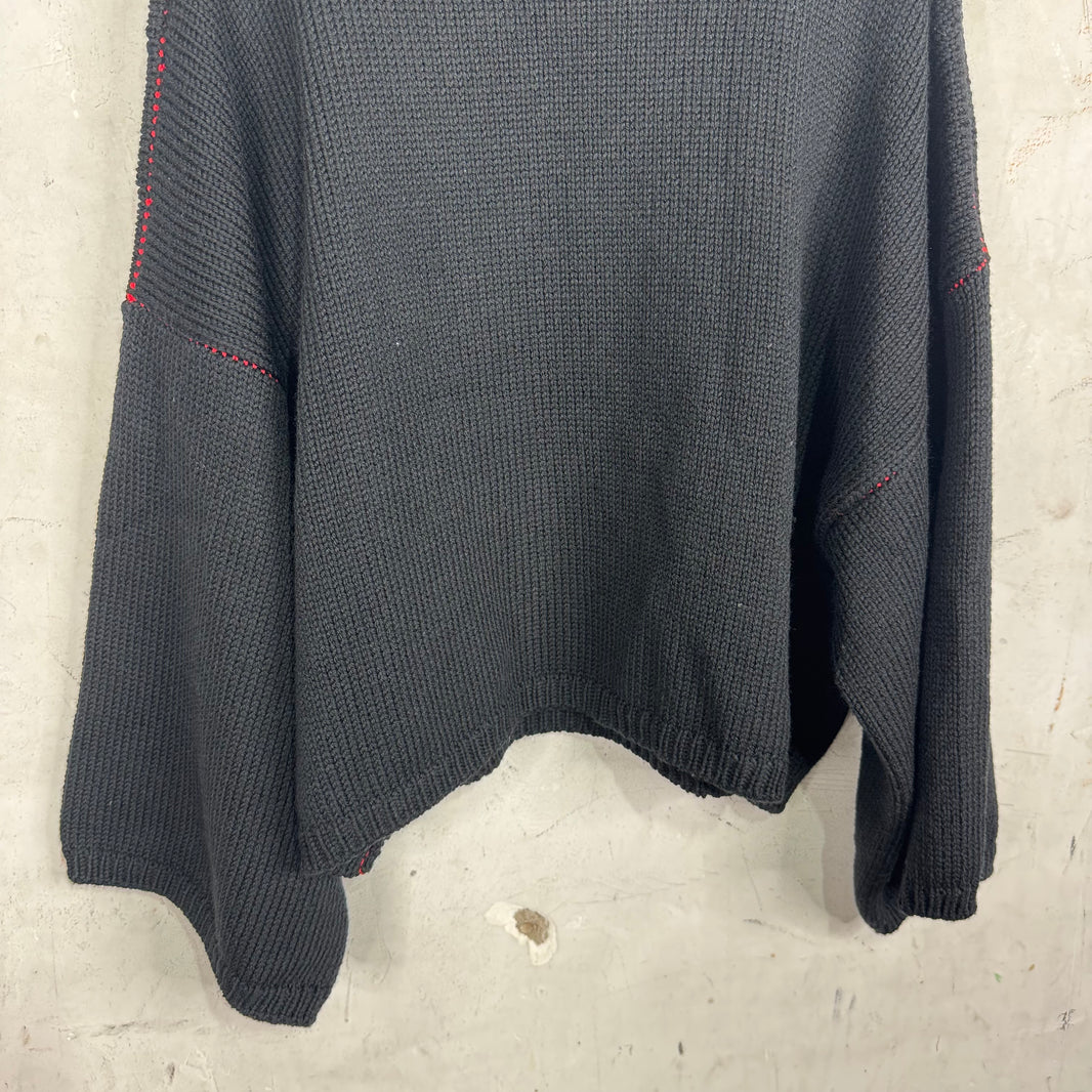 Raf Simons Black I Heart Raf Sweater