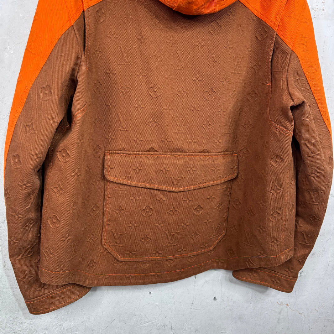 Louis Vuitton Orange Monogram Carpenter Jacket