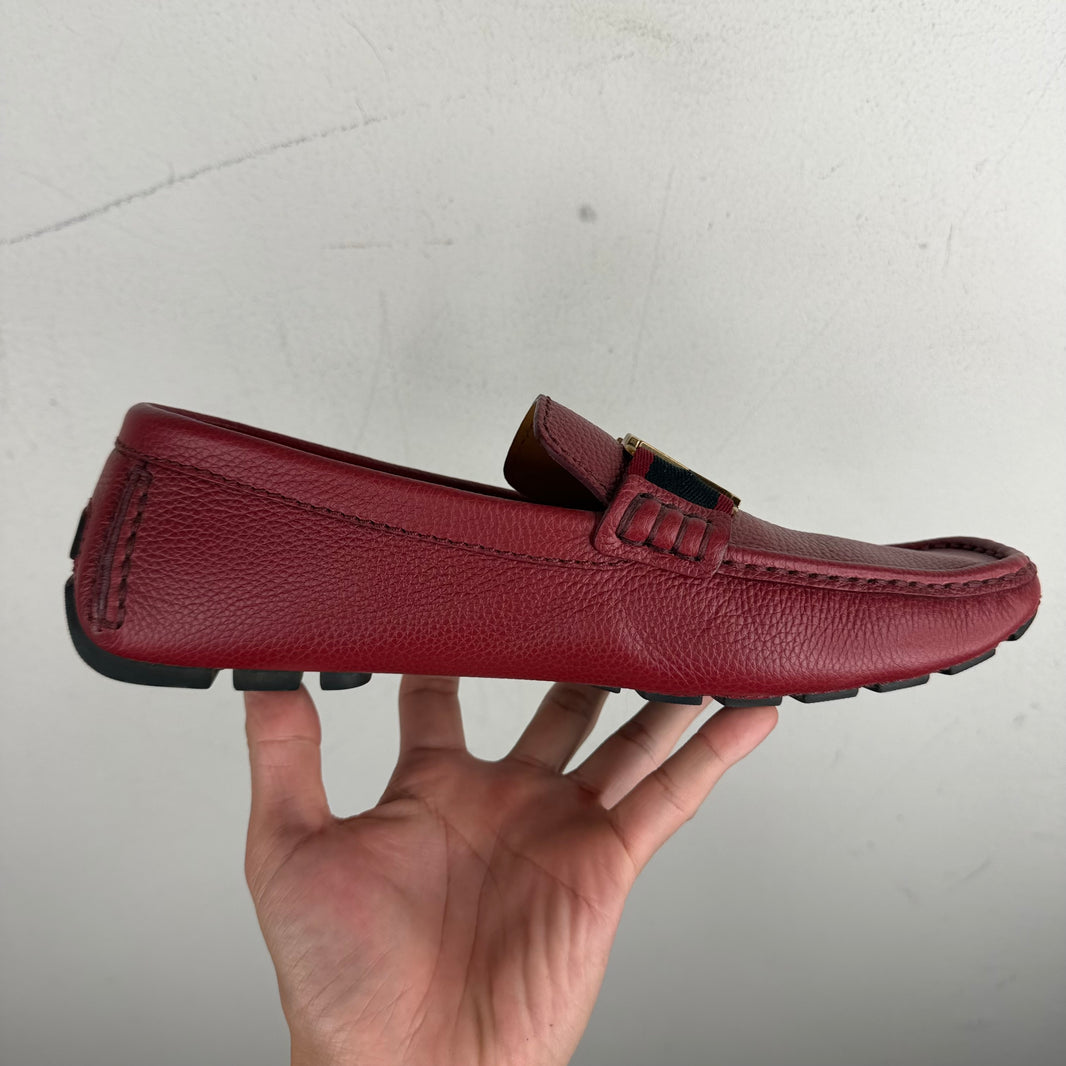 Louis Vuitton Red Driving Shoes