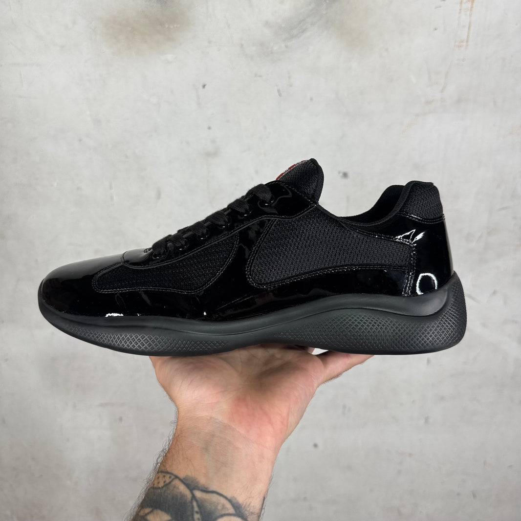Prada Black Patent Leather America Cups