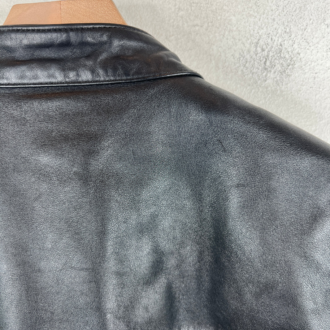 Stussy Cafe Racer Leather Jacket